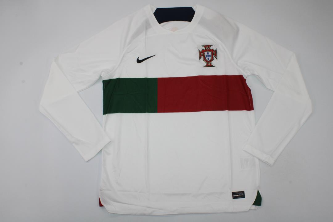 AAA Quality Portugal 2022 World Cup Away Long Soccer Jersey